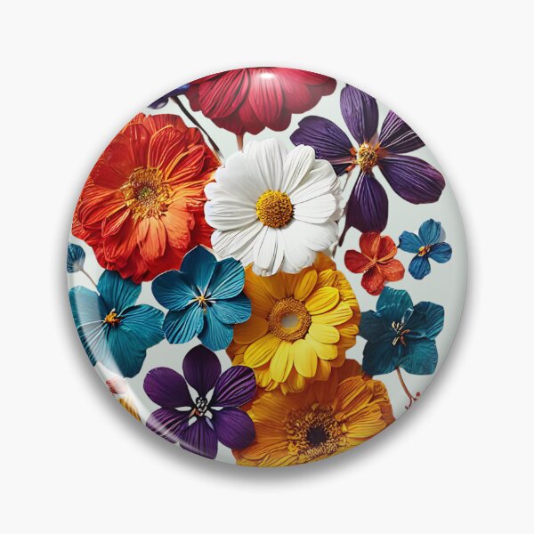 Item preview, Vibrant Pressed Flowers – Colorful Botanical Floral Aesthetic designed and sold by JohnnyP-Store.