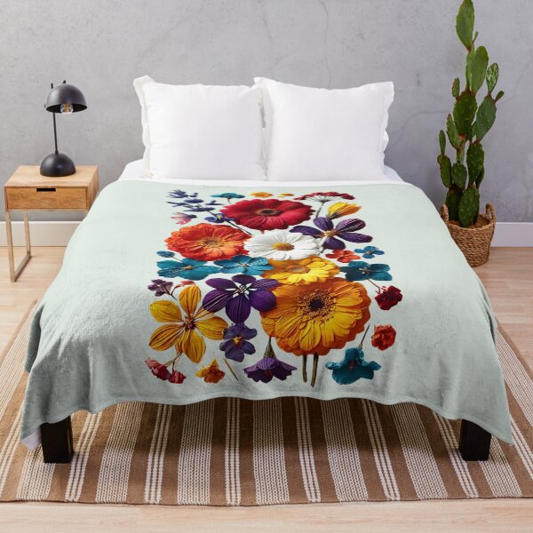 Item preview, Vibrant Pressed Flowers – Colorful Botanical Floral Aesthetic designed and sold by JohnnyP-Store.