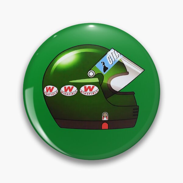 Item preview, Jacques Laffite crash helmet designed and sold by retropetrol.