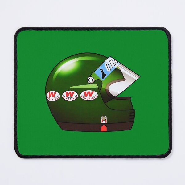 Item preview, Jacques Laffite crash helmet designed and sold by retropetrol.