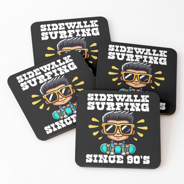 Item preview, SIDEWALK SURFING SINCE THE 90'S - SKATEBOARDING GIFT designed and sold by KEF Custom.