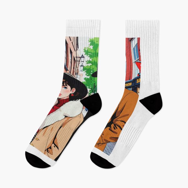 Item preview, Iconic British Fashion - Contemporary GB Style Portraits designed and sold by RetroRebootShop.