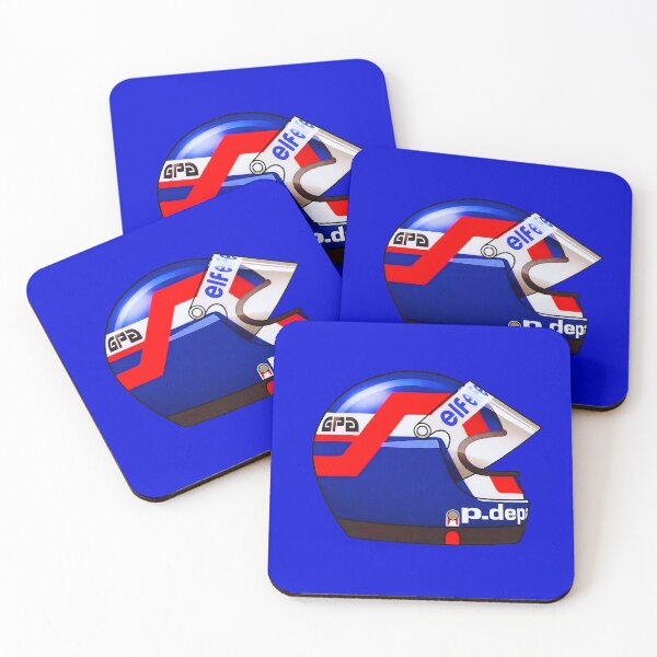 Item preview, Patrick Depailler crash helmet designed and sold by retropetrol.