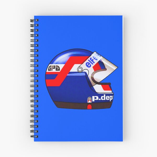 Item preview, Patrick Depailler crash helmet designed and sold by retropetrol.