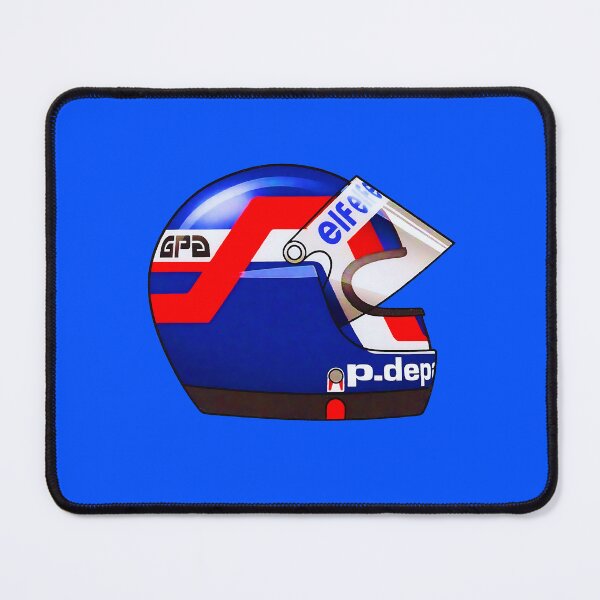 Item preview, Patrick Depailler crash helmet designed and sold by retropetrol.