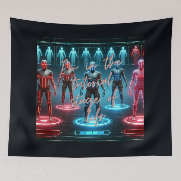 Item preview, NPC Vibes - I'm in the Tutorial Stage of Life designed and sold by nature. electrified..
