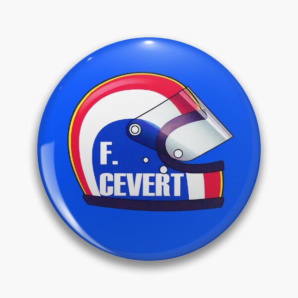 Item preview, Francois Cevert crash helmet designed and sold by retropetrol.