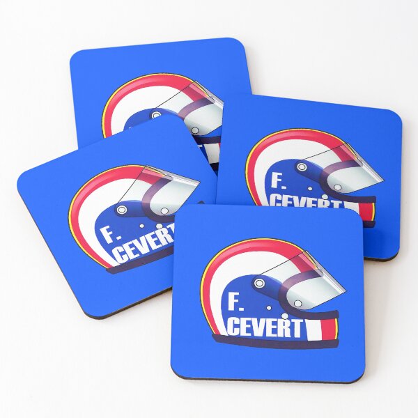 Item preview, Francois Cevert crash helmet designed and sold by retropetrol.