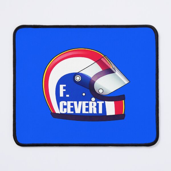 Item preview, Francois Cevert crash helmet designed and sold by retropetrol.