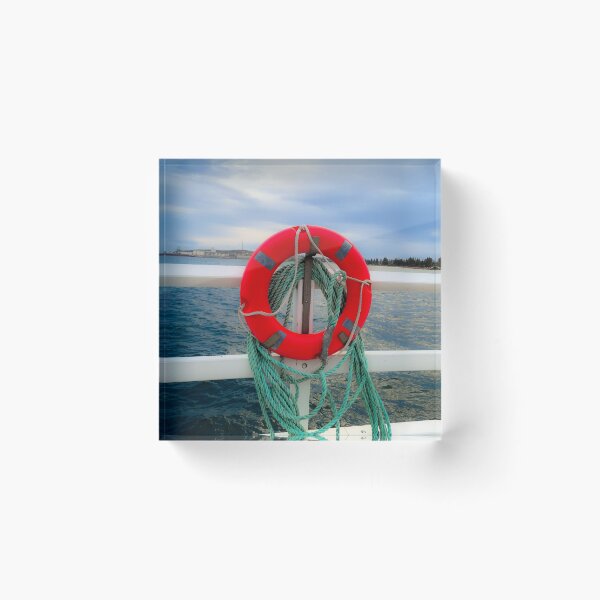 Item preview, Life saver sitting on the jetty designed and sold by MaggicalPhotos.