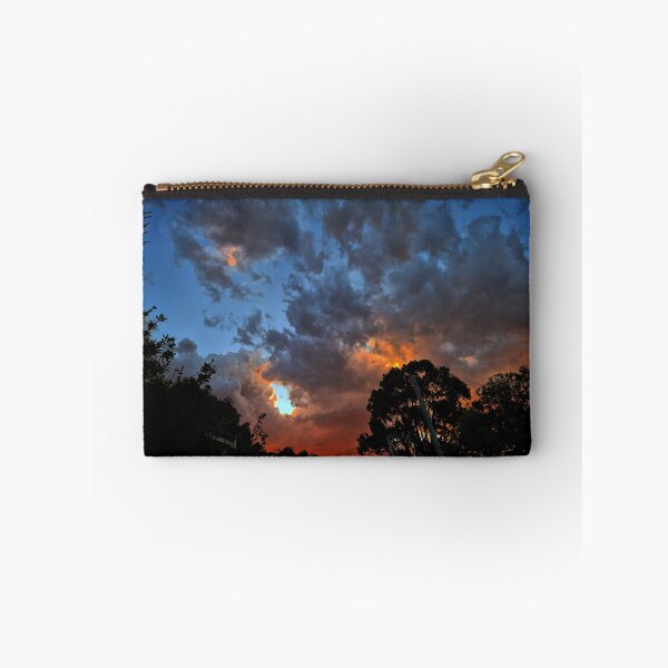 Item preview, Beautiful sunset with a bush fire red glare in the background designed and sold by MaggicalPhotos.