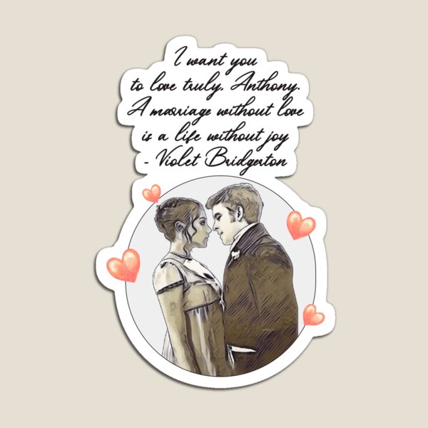 Aperçu de l'œuvre Citation de Kathony et Violet Bridgerton, inspirée de Netflix créée et vendue par Grafstan.