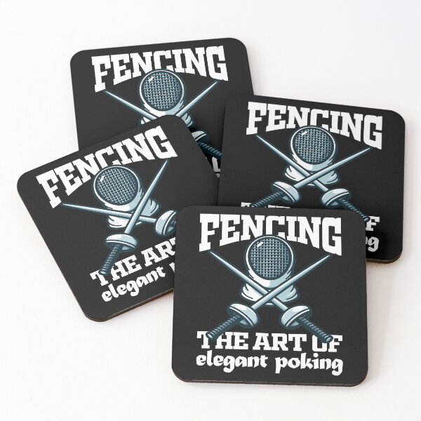 Item preview, FENCING, THE ART OF ELIGANT POKING - FENCING GIFT designed and sold by KEF Custom.