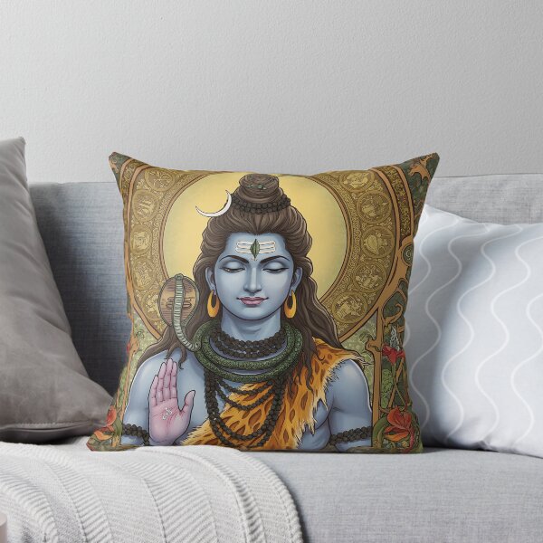 Item preview, Sacred Shiva Illustration Art Nouveau - Maha Shivaratri designed and sold by InevitableAum.