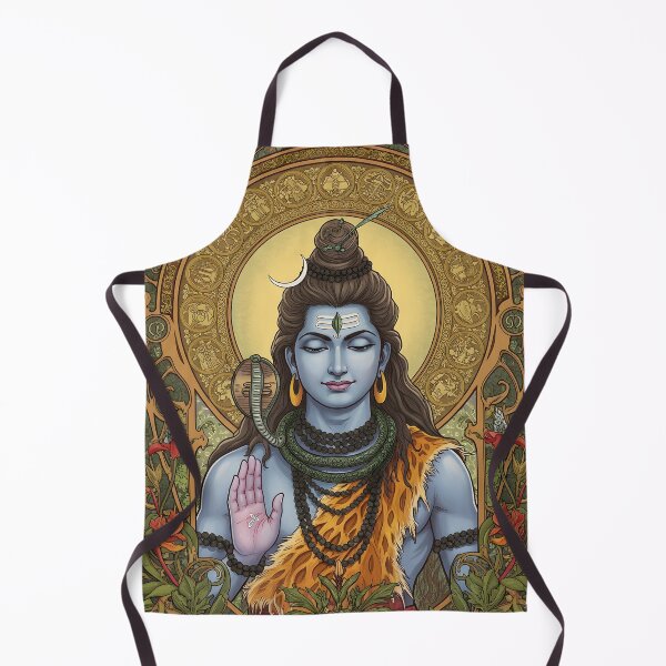 Item preview, Sacred Shiva Illustration Art Nouveau - Maha Shivaratri designed and sold by InevitableAum.