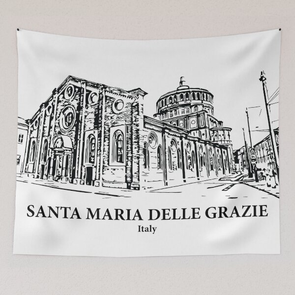 Item preview, Santa Maria delle Grazie - Italy designed and sold by Lakeric Cityscapes.