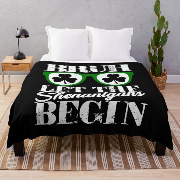 Item preview, Bruh Let The Shenanigans Begin St Patricks Day Boys Mens designed and sold by facegm.