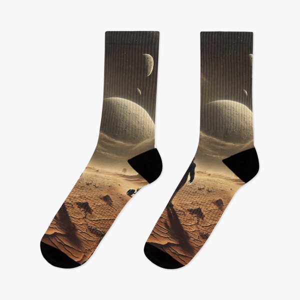 Item preview, Exploration of an alien planet in space designed and sold by Purpleflex.