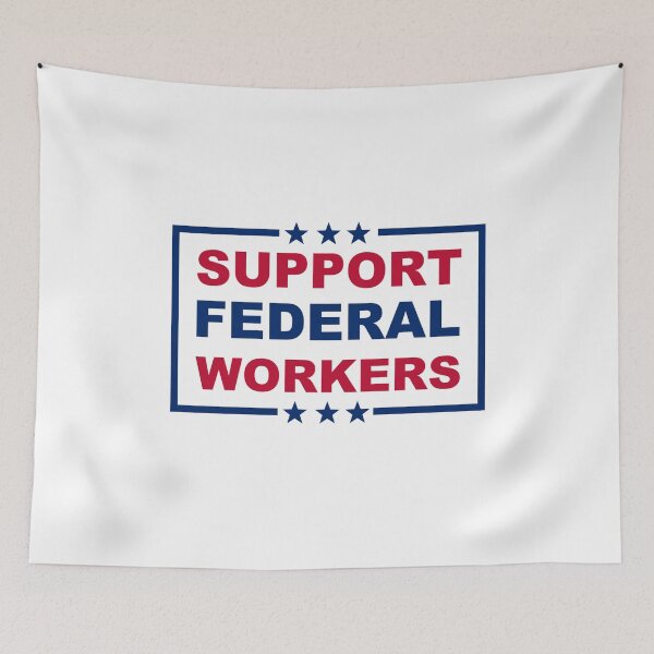Item preview, Support Federal Workers Democracy Civil Service Advocate  designed and sold by The Junto Shop.