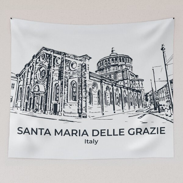 Item preview, Santa Maria delle Grazie - Italy designed and sold by Lakeric Cityscapes.
