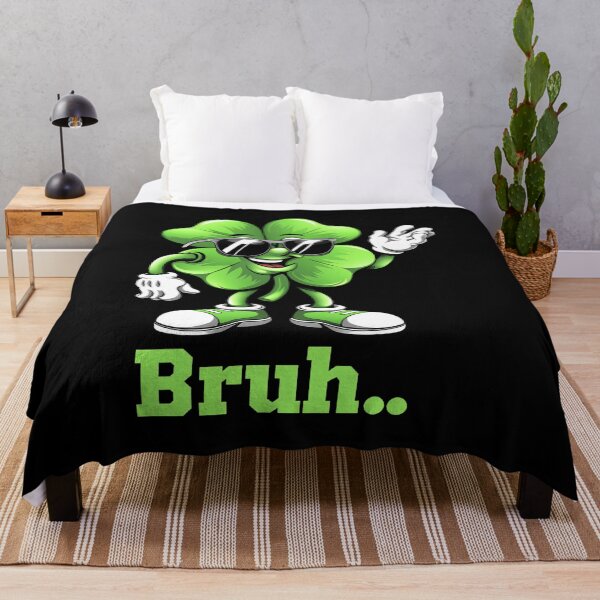Item preview, Patrick_S Day Lucky Four Leaf Clover Bruh Funny Irish designed and sold by facegm.