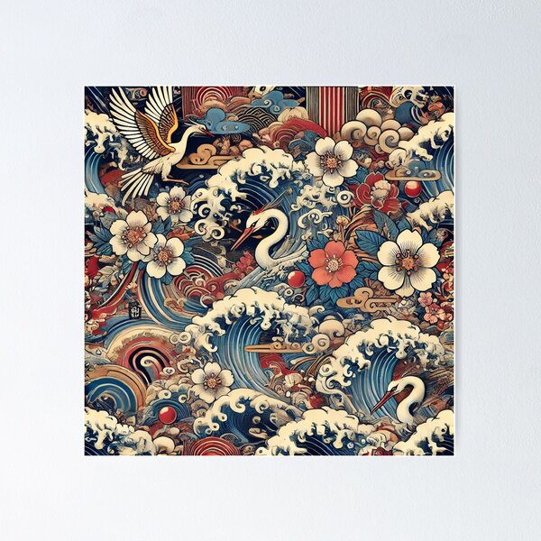 Item preview, Dance of the Cranes designed and sold by TatsuWave.