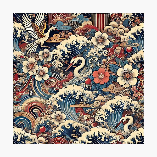 Item preview, Dance of the Cranes designed and sold by TatsuWave.