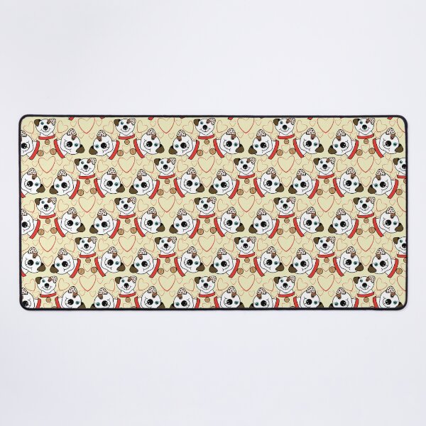 Item preview, STAFFY GRUFF REPEATING PATTERN YELLOW designed and sold by Marni Scofidio Desi9ns.