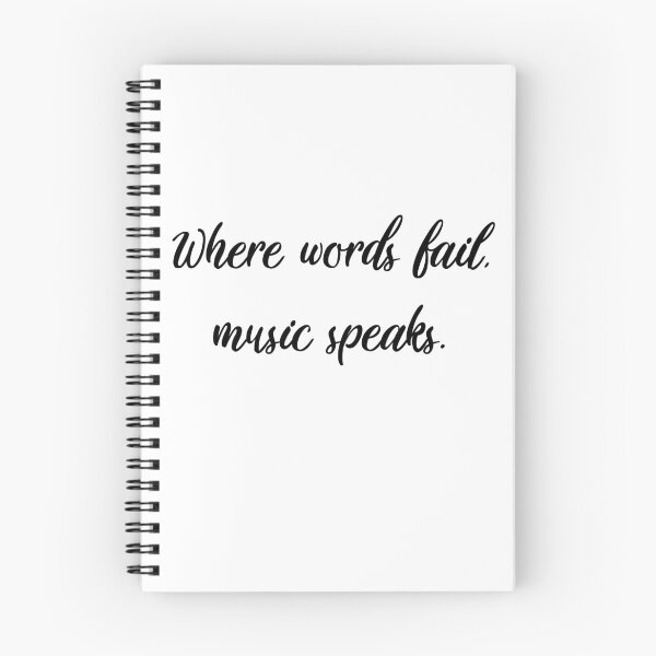 Item preview, Where words fail, music speaks. designed and sold by Proxzor.