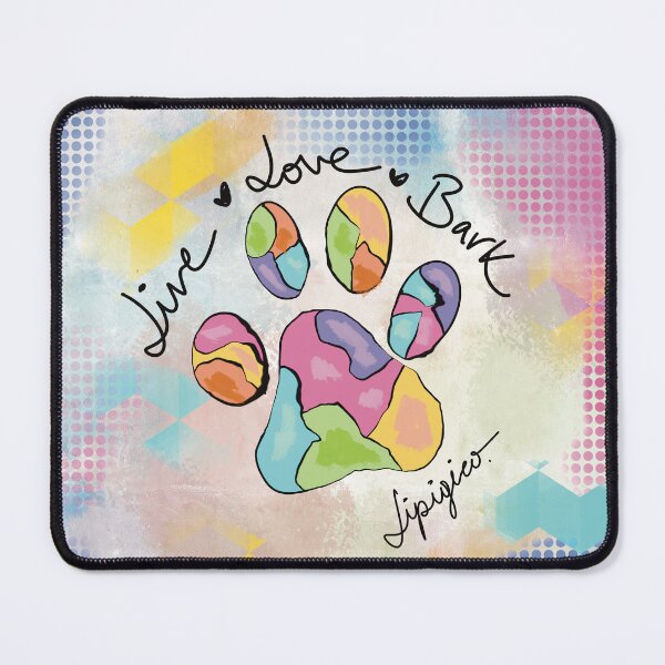 Item preview, Live, love, bark designed and sold by LipigicoArt.