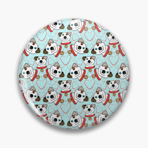 Item preview, STAFFY GRUFF REPEATING PATTERN BLUE designed and sold by Marni Scofidio Desi9ns.