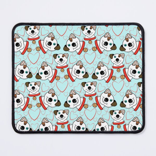 Item preview, STAFFY GRUFF REPEATING PATTERN BLUE designed and sold by Marni Scofidio Desi9ns.