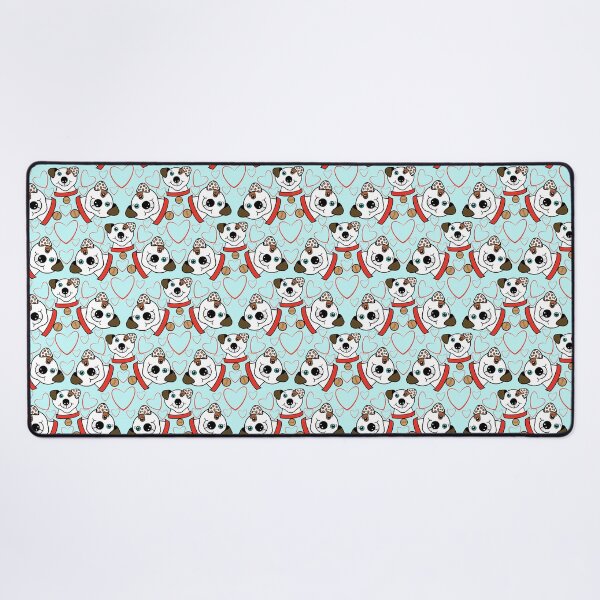 Item preview, STAFFY GRUFF REPEATING PATTERN BLUE designed and sold by Marni Scofidio Desi9ns.