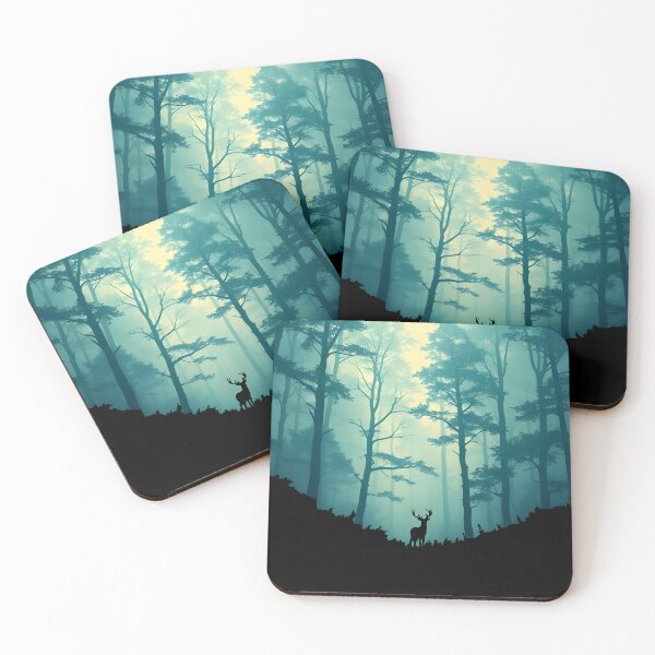 Item preview, Deer Forrest - Graphic designed and sold by CalebsInkPrints.