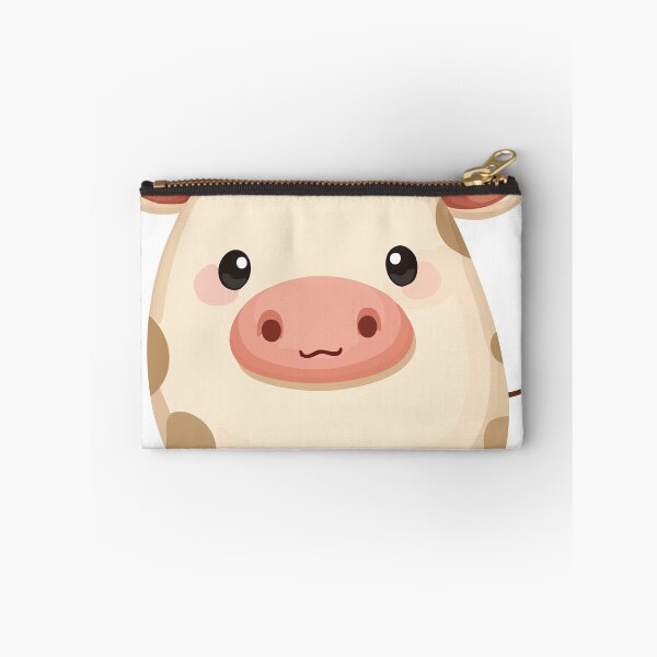 Item preview, Adorable Kawaii Spotted Cow - Cute Minimal Nursery Illustration designed and sold by CrownedCanvas.