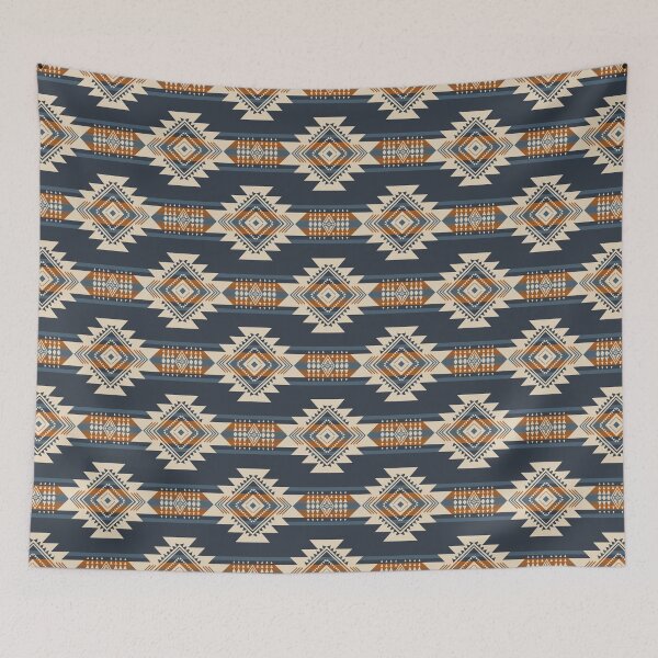 Item preview, Colorful Vintage Aztec Southwestern Native American Pattern designed and sold by BWDecorPattern.