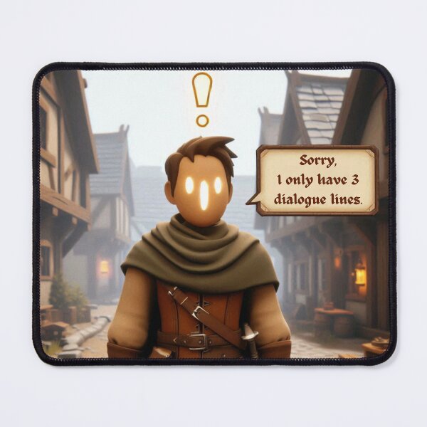Item preview, NPC Vibes - Sorry, I only have 3 Dialogue Lines. designed and sold by nature. electrified..