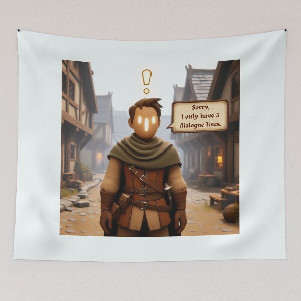 Item preview, NPC Vibes - Sorry, I only have 3 Dialogue Lines. designed and sold by nature. electrified..
