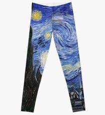 Starry Night Leggings Phone Case T Shirt - Vincent Van Gogh Leggings