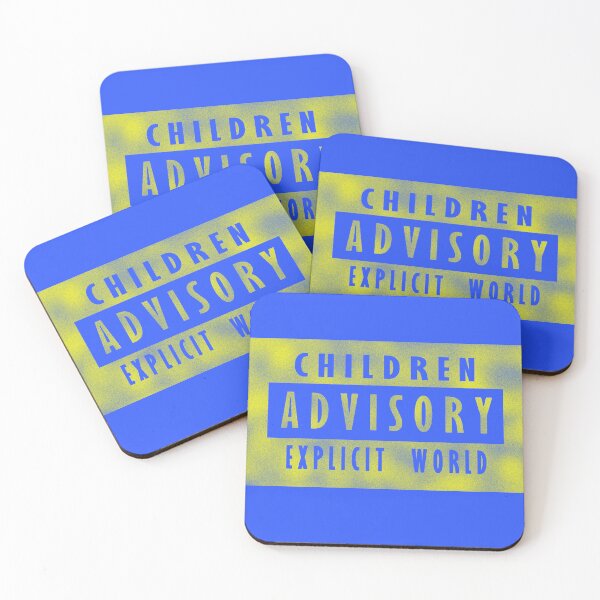 Item preview, Children advisory - explicit world designed and sold by BeJahMan.