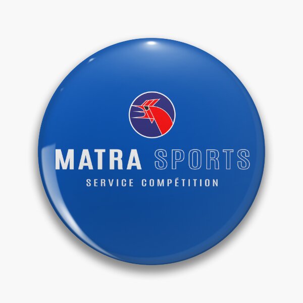 Item preview, Matra Sports Service Competition logo 1973 - colour print designed and sold by retropetrol.