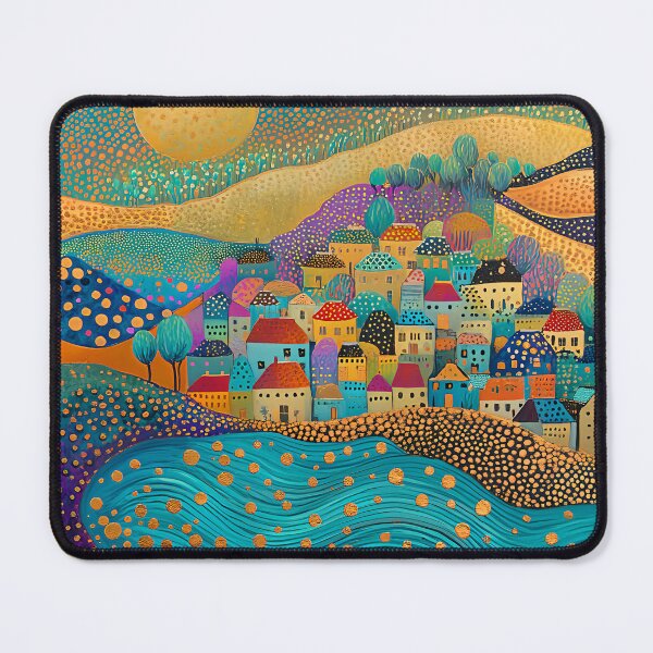 Item preview, Desert Gold and Turquoise  designed and sold by Neika Shimm Designs.