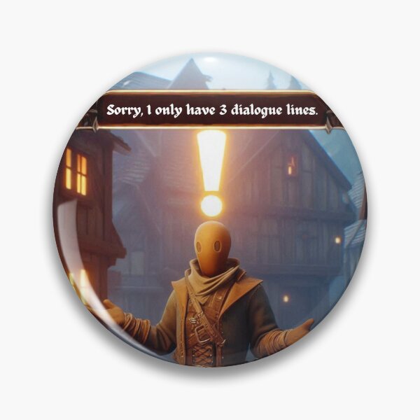 Item preview, NPC Vibes - Sorry, I only have 3 Dialogue Lines. designed and sold by nature. electrified..
