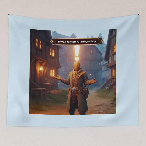 Item preview, NPC Vibes - Sorry, I only have 3 Dialogue Lines. designed and sold by nature. electrified..
