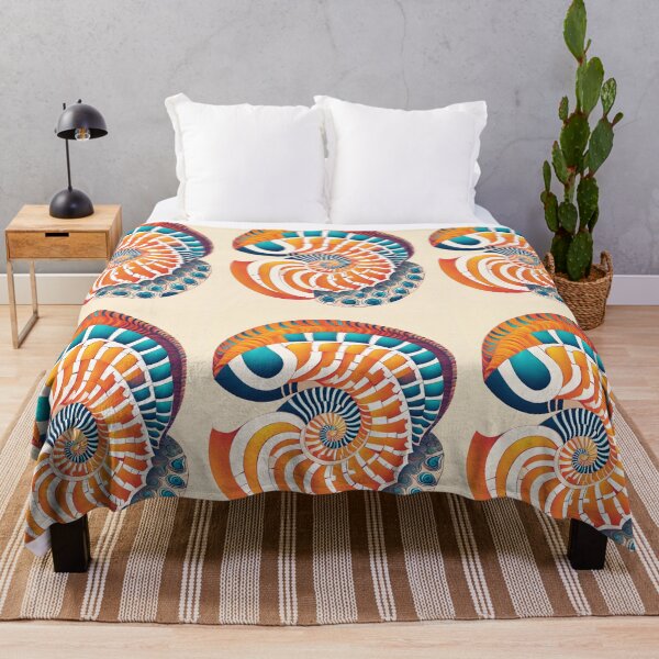 Item preview, A minimalist fractal-inspired seeshell designed and sold by WallArtWallpapers.