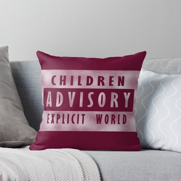 Item preview, Children advisory - explicit world - white designed and sold by BeJahMan.