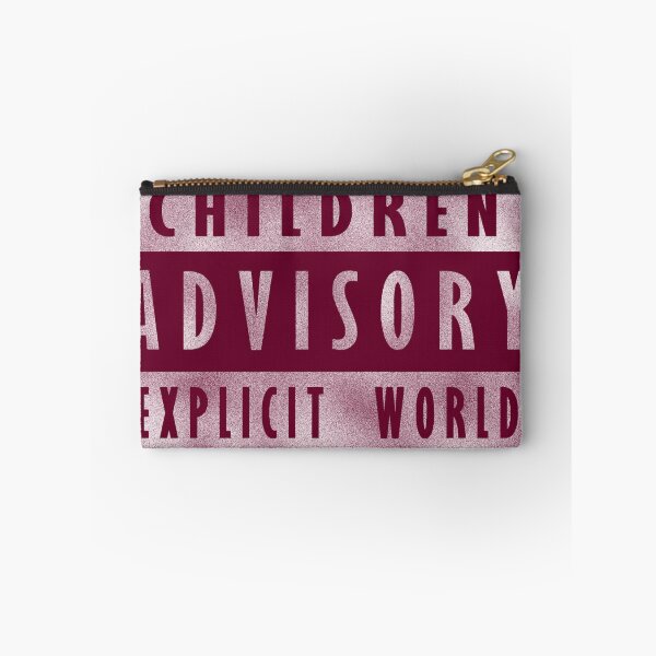 Item preview, Children advisory - explicit world - white designed and sold by BeJahMan.