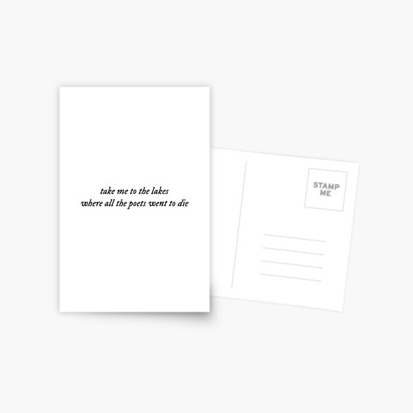 Item preview, lyrics the lakes designed and sold by blackcatangie.