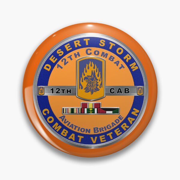 Item preview, 12th Combat Aviation Brigade Desert Storm Veteran designed and sold by SoldierAlways.