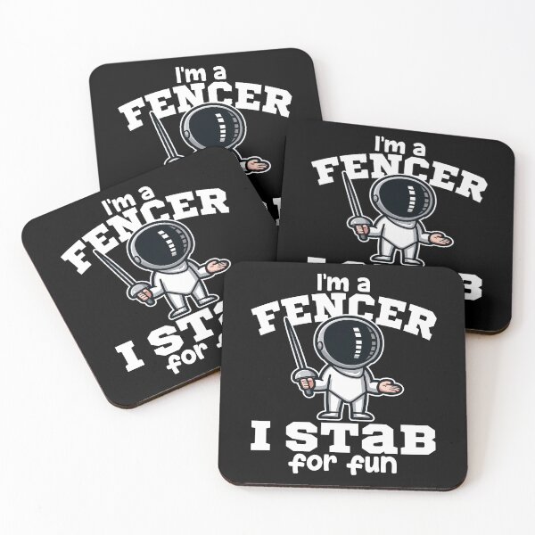 Item preview, I'M A FENCER, I STAB FOR FUN - FENCING GIFT designed and sold by KEF Custom.